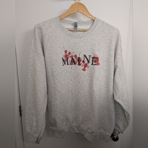 GILDAN GREY SWEAT SHIRT SIZE X LARGE